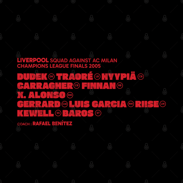 Liverpool Squad Final Champions 2005 by kindacoolbutnotreally