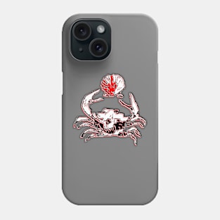 crab and pearl seafood delight crustacean charm ocean Phone Case