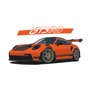 Car 911 gt3 rs orange T-Shirt