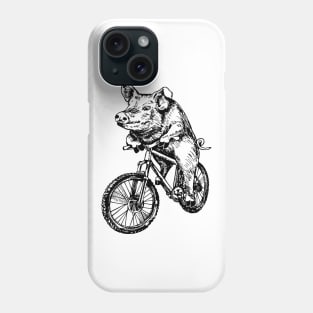 SEEMBO Pig Cycling Bicycle Hog Cyclist Bicycling Bike Biking Phone Case
