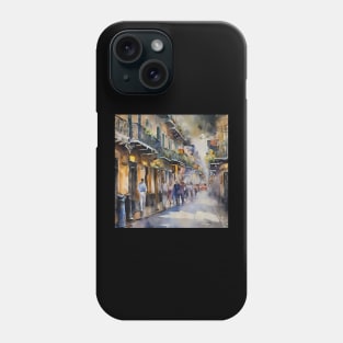 Memories of New Orleans - Bourbon Street Phone Case