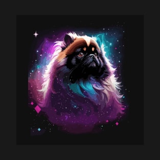 Pekingese in Galaxy T-Shirt