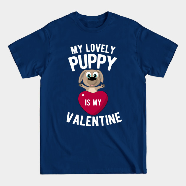 Discover Lovely Valentine - Cute Lab - Puppy Valentine - T-Shirt