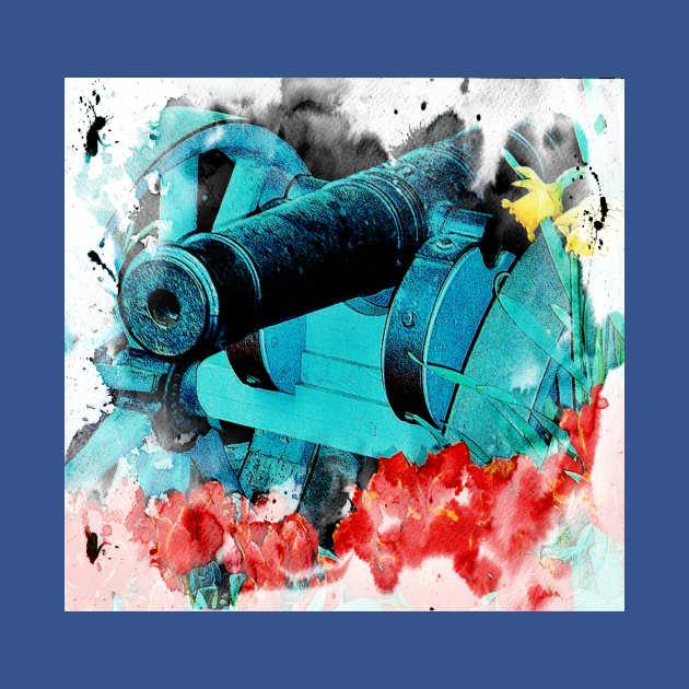 FLOWER CANNON by JOHN COVERT ILLUSTRATIONS