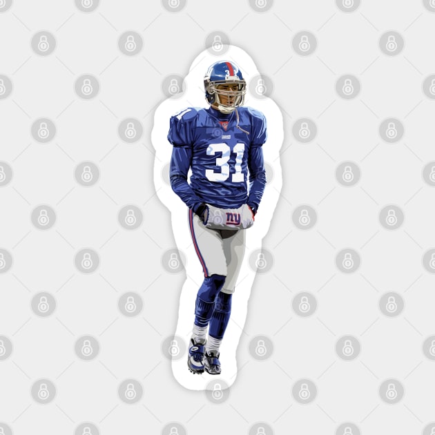 Jason Sehorn • New York Giants Magnet by Carl Cordes