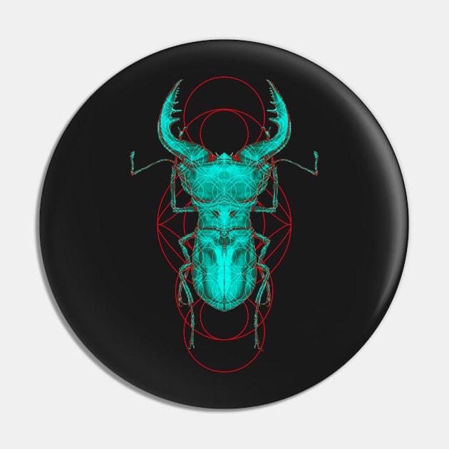 Cyclommatus Beetle Pin by Akirasanz