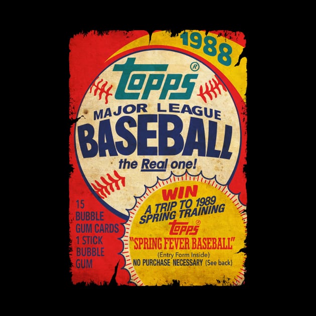 VINTAGE BASEBALL - TOPPS CARDS RETRO 1988 by kedaiadon