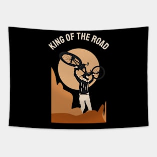 KING OF THE ROAD GIFT FOR WHO LOVES BICYCLES Tapestry