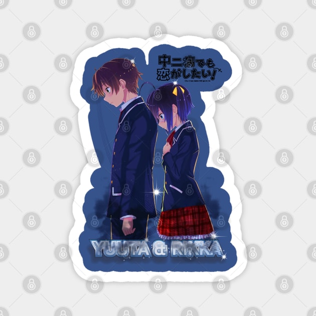 Yuuta & Rikka Magnet by sfajar