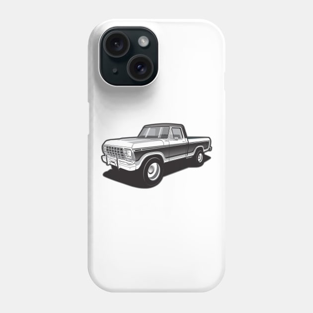 1979 Ford Pick up truck, single cab shortbed Phone Case by RBDesigns