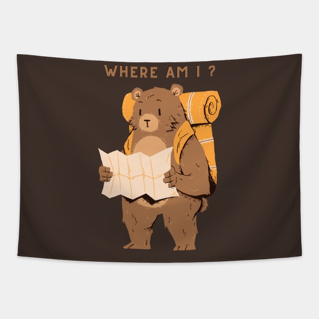 Lost Bear Tapestry by Art By Bear