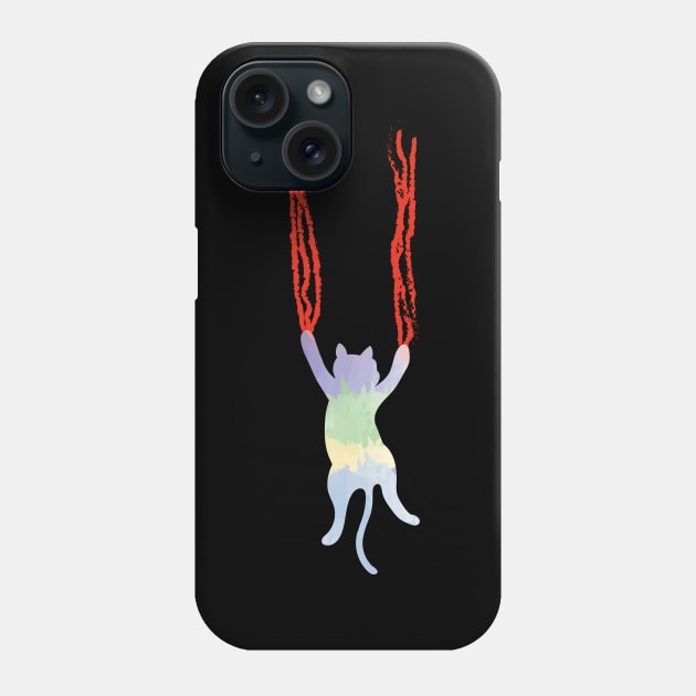 Cat loves you by ruining your life Phone Case by MoreThanThat