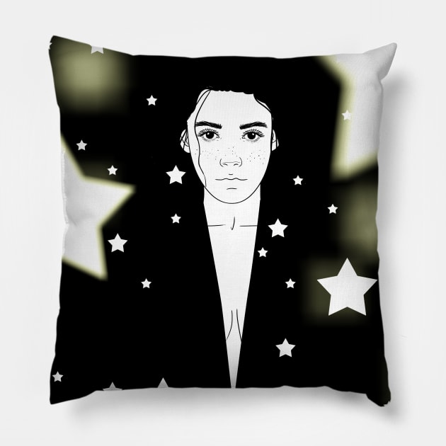 Stars Pillow by Sinashgarai