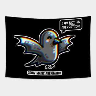 Chromatic Aberration Cute Pun Tapestry