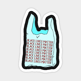 black lives matter bag Magnet