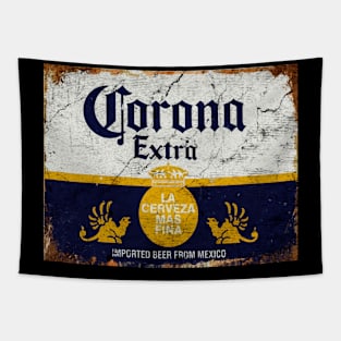 Yellow Corona beer extra Tapestry