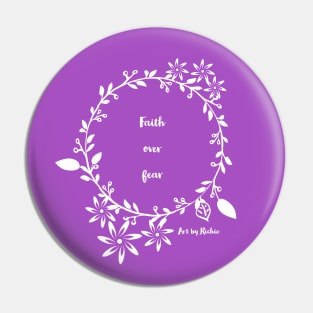 Faith over Fear Pin