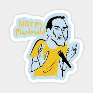 norm mcdonald yellow Magnet