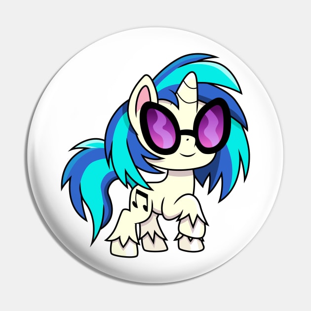 Pony Life Vinyl Scratch Pin by CloudyGlow