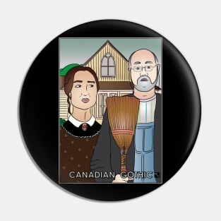 Canadian Gothic Pin