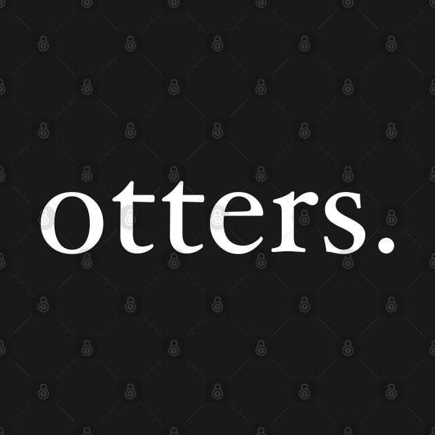 Otters by StickSicky