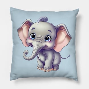 Cute Baby Elephant Pillow