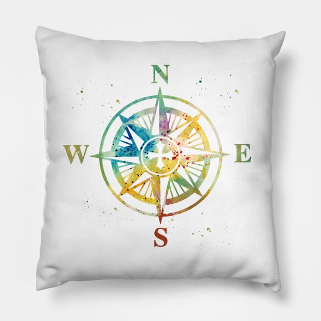 Compass Pillow by erzebeth