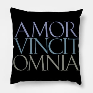 Amor Vincit Omnia - Love Conquers All Pillow