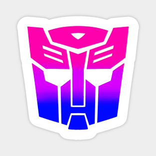 Bisexual Pride Autobot Magnet