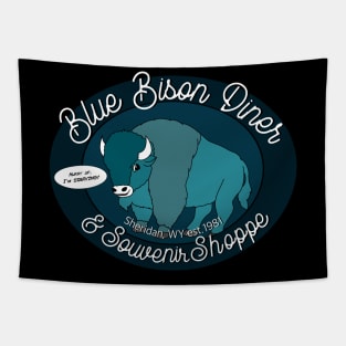 Blue Bison Diner & Souvenir Shoppe Tapestry