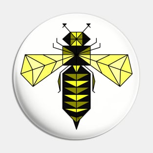 Bee - Geometric Abstract Pin