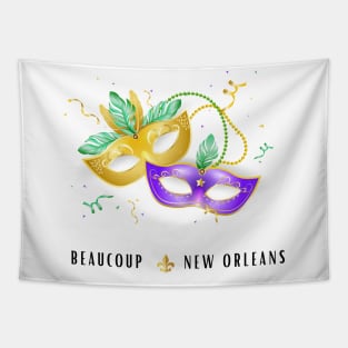 Beaucoup New Orleans Double Mask Tapestry