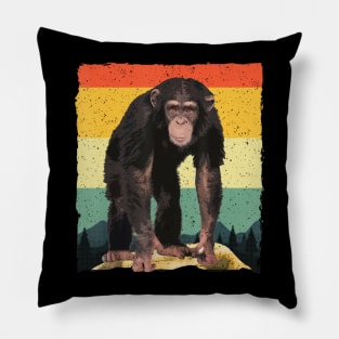 Monkey Women Chimpanzee Primate Lovers Pillow