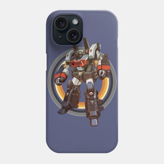 80s vintage mecha Phone Case by Trazzo