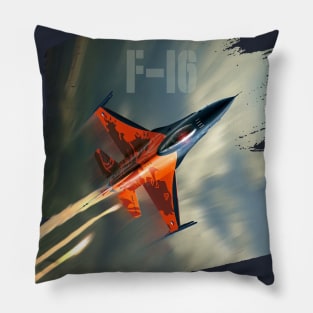 F-16 Soaring Pillow