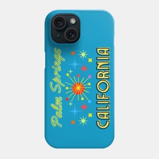 Sun and Stars in Lovely Palm Springs, California Phone Case