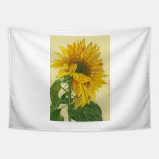 Sunflower watercolour painting Tapestry
