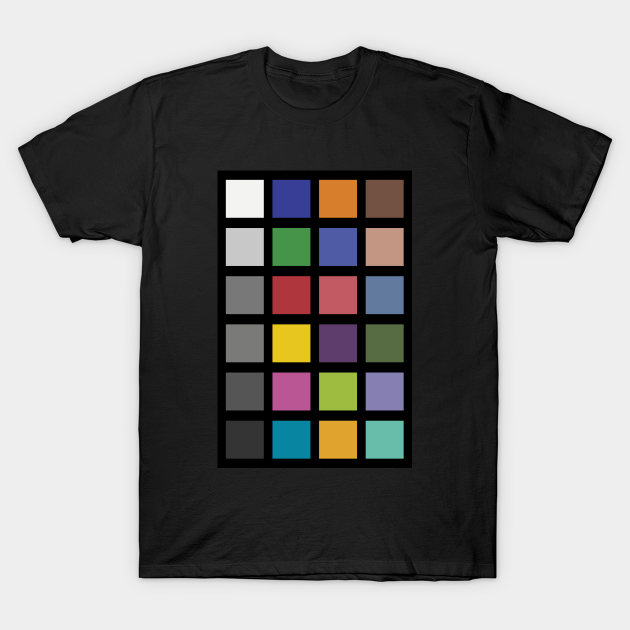 Discover Color Checker Chart (Squares) - Color Checker Chart - T-Shirt