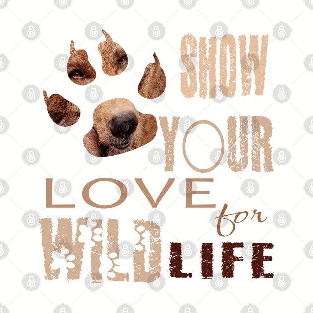 Show your love for wildlife by TeeText