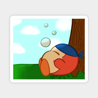 Napping - Print Magnet