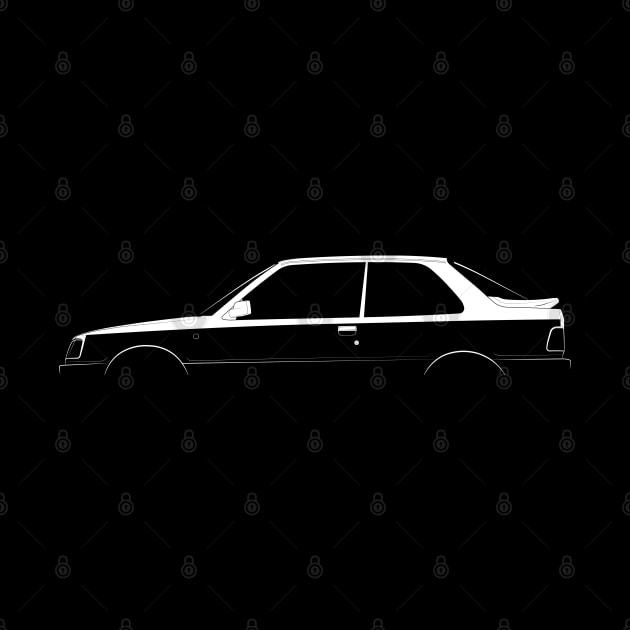 Peugeot 309 GTi Silhouette by Car-Silhouettes