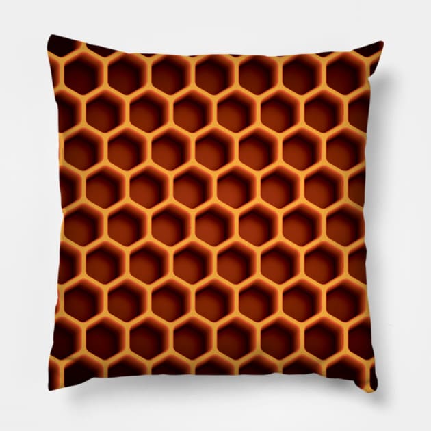 HONEYCOMB Pillow by BeyondTheDeck