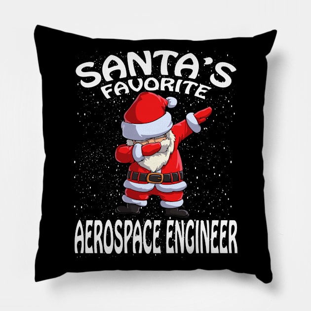 Santas Favorite Aerospace Engineer Christmas Pillow by intelus