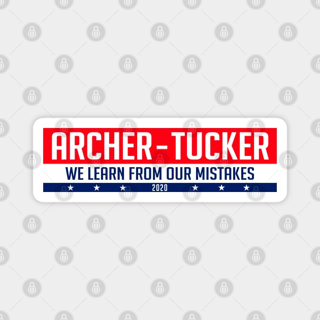 Archer 2020 Parody Campaign Sticker Magnet by doctorheadly