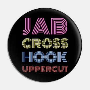 Boxing Jab Cross Hook Uppercut Pin