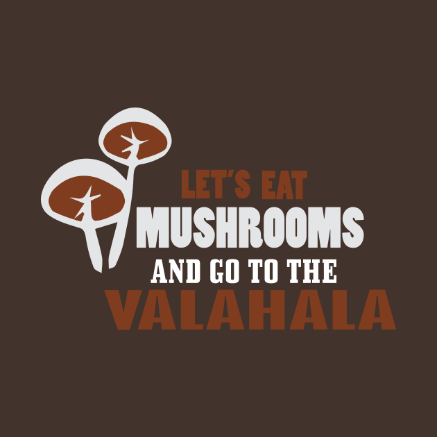 funny T shirt screenprinted mushroom Humor Tee gifts for guys Gifts for men funny mushroom tee by Nextinovation