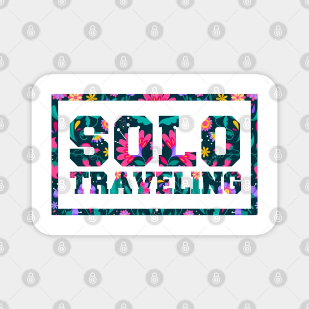 solo traveling , sailing and canoeing , retro hippie van beach surfer longboard aloha Magnet by  Funny .designs123