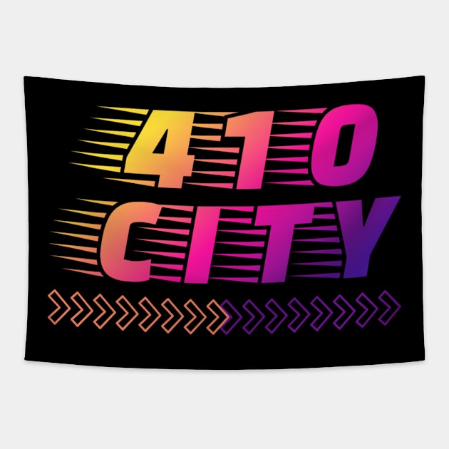 410 CITY FAST RUN DESIGN Tapestry by The C.O.B. Store