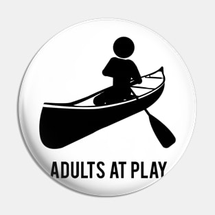 Canoeing Adults At Play Pin