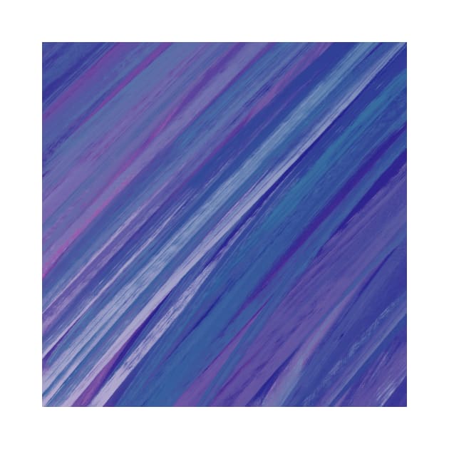 Acrylic brush strokes - purple and blue by wackapacka